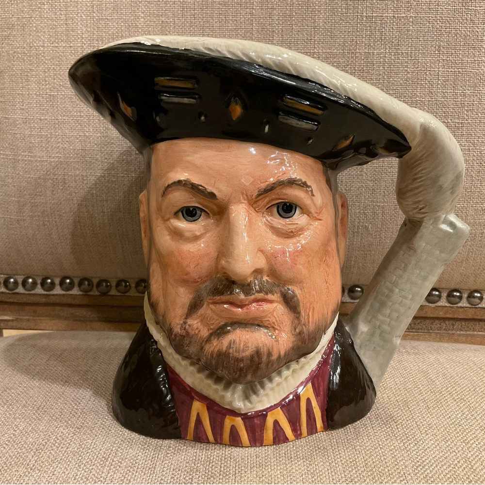 ROYAL DALTON HENRY VIII LARGE TOBY JUG.  ORIGINAL VINTAGE  LARGE